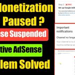 How do I fix YouTube monetization problem