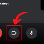 how to turn on camera on google meet